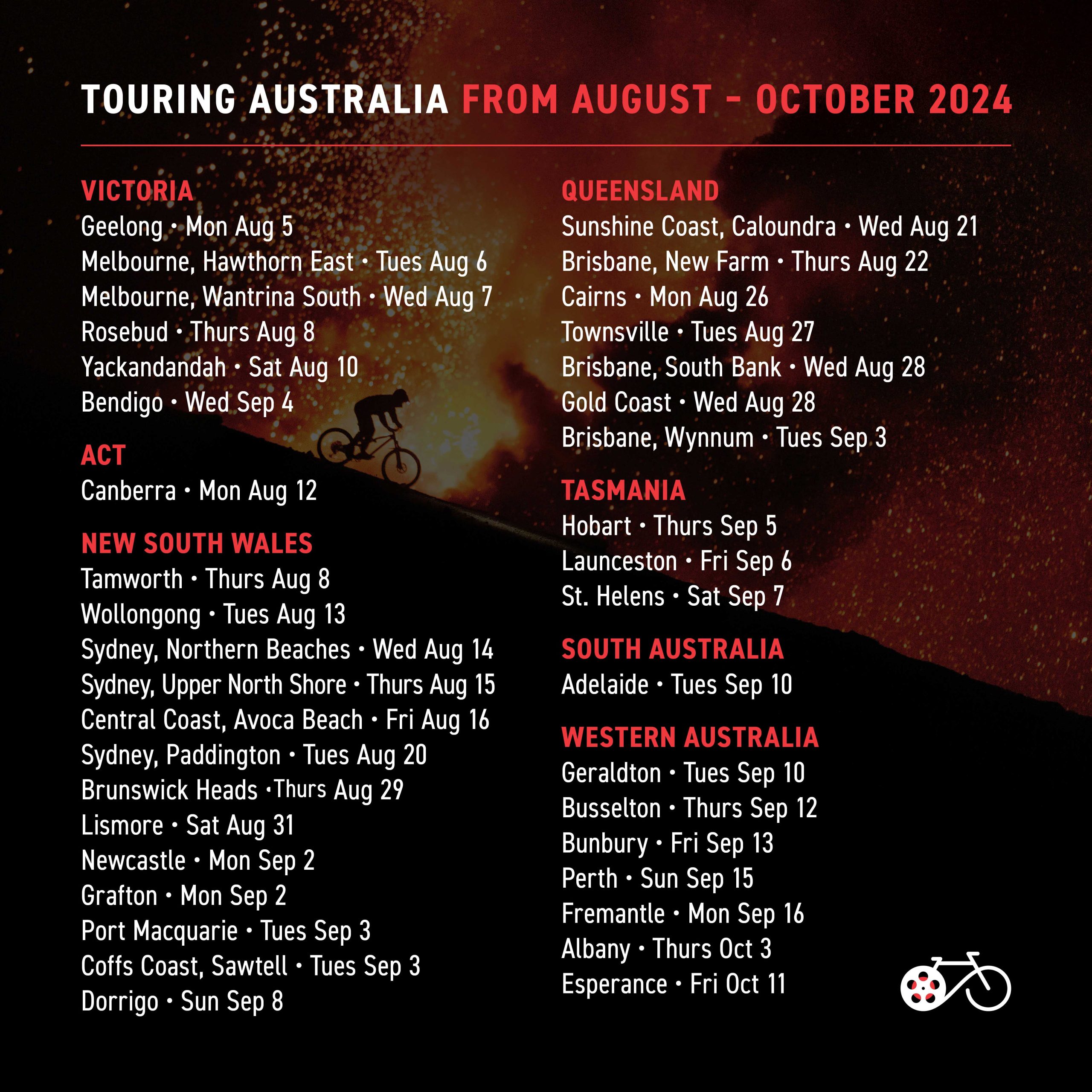 The Big Bike Film Night Australian Tour 