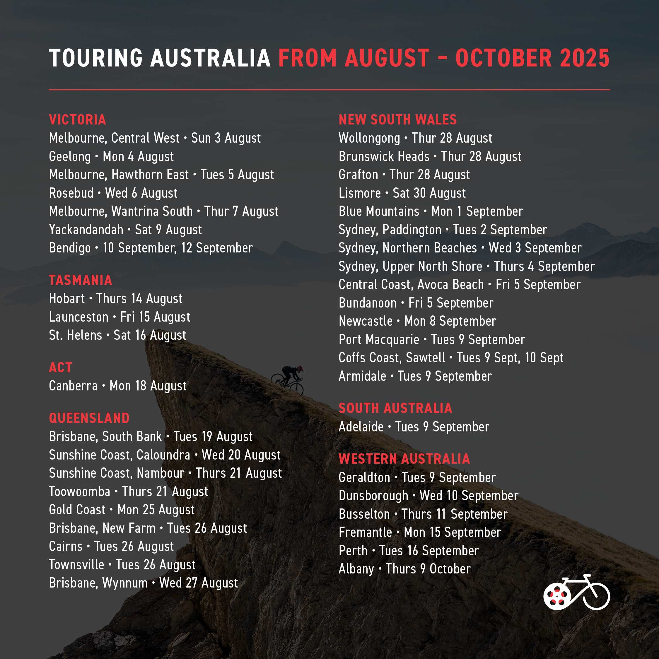 Australian Tour 2025