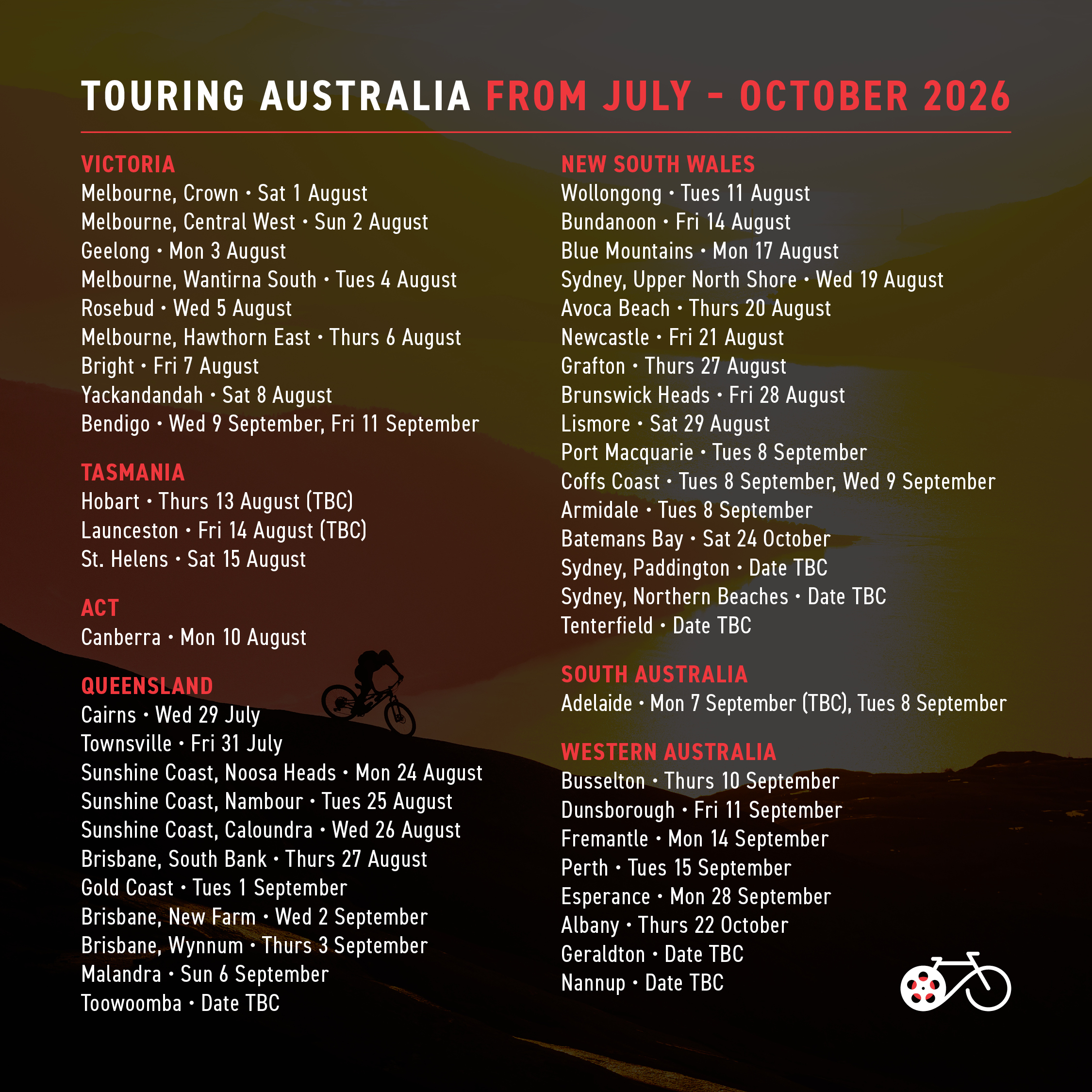 The Big Bike Film Night 2026